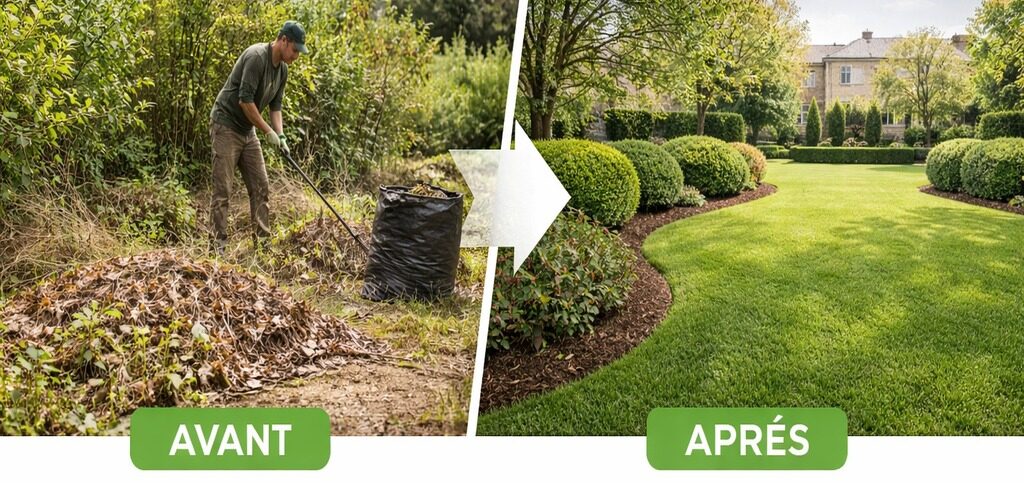 Service de nettoyage et remise en état de jardin à Agadir – Verda.ma